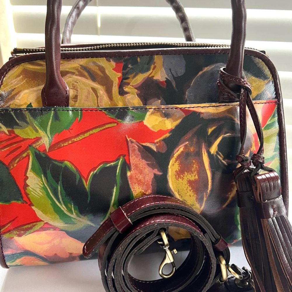 Patricia Nash winter bloom satchel